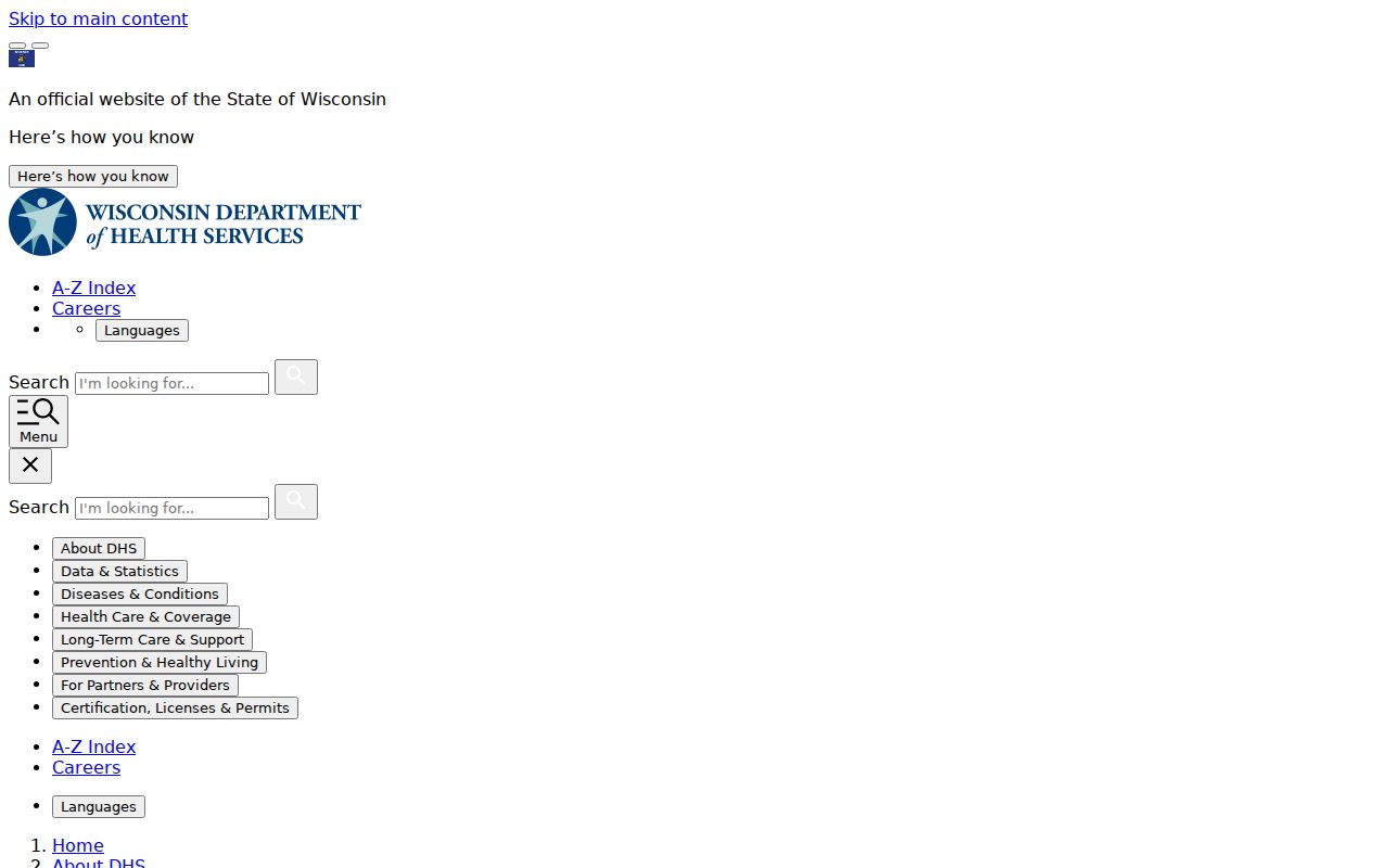 Greenfield resident lookup using Wisconsin DHS vital records forms